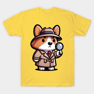 Detective corgi T-Shirt